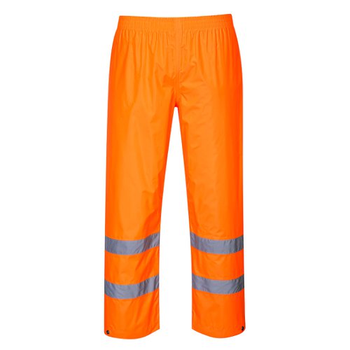 Portwest Hi Vis Rain Trousers XS Orange