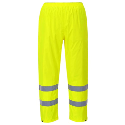 Portwest Hi Vis Rain Trousers XS Yellow