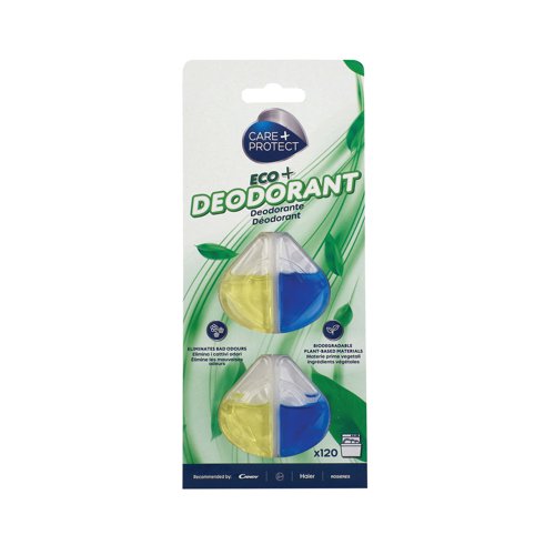 Eco+ Dishwasher Deodorant, eliminates bad odours, providing long-lasting lemon freshness. Suitable for all dishwashers.