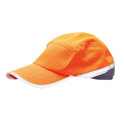 Portwest Hi Vis Baseball Cap Orange/Navy (Pack of 10)