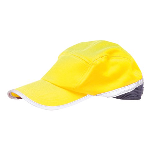 Portwest Hi Vis Baseball Cap Yellow/Navy (Pack of 10)