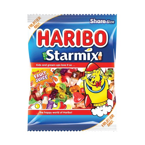 Haribo Starmix Sweets 160g Bag (12 Pack) 730730 | Haribo