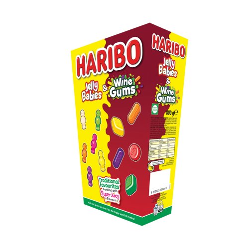 Haribo Jelly Babies and Wine Gums Gift Box 10030309