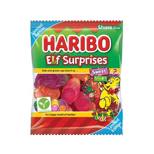 Haribo Elf Surprises Bag 160g 10053266