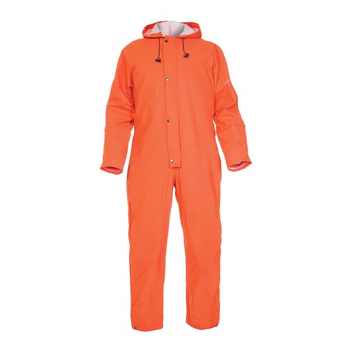 Hydrowear Salesbury Hydrosoft Waterproof Coverall Orange XL HYD018500ORXL