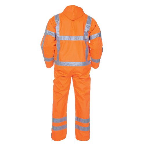 Hydrowear Ureterp SNS High Visibility Waterproof Coverall Orange S HYD072380ORS | Hydrowear B.V.