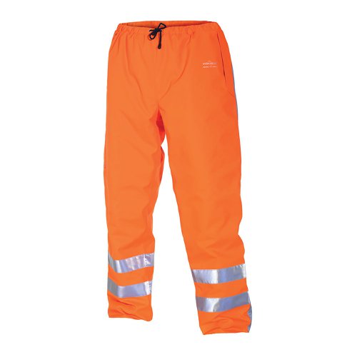 Hydrowear Urbach SNS High Visibility Waterproof Quilted Trousers Orange L