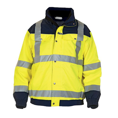 Hydrowear Furth High Visibility SNS Two Tone Pilot Jacket Saturn Yellow/Navy Blue S