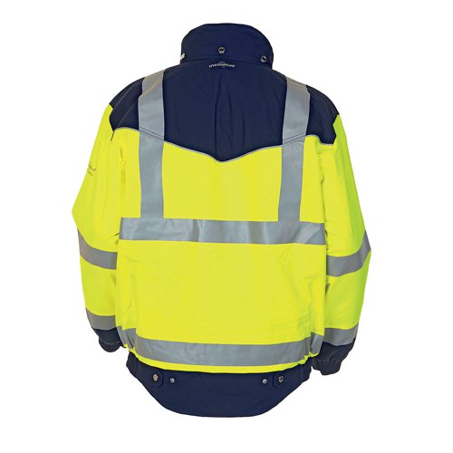 Hydrowear Furth High Visibility SNS Two Tone Pilot Jacket Saturn Yellow/Navy Blue M