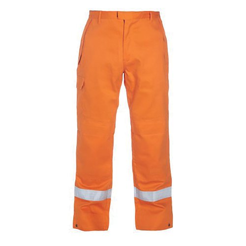 Hydrowear Meddo Multi CVC Flame Retardant Anti Static Trousers Orange 36 HYD043510OR36