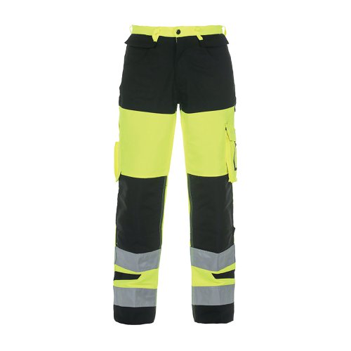 Hydrowear Hertford High Visibility Trousers Two Tone Saturn Yellow/Black 32