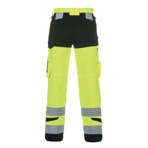 Hydrowear Hertford High Visibility Trousers Two Tone Saturn Yellow/Black 34