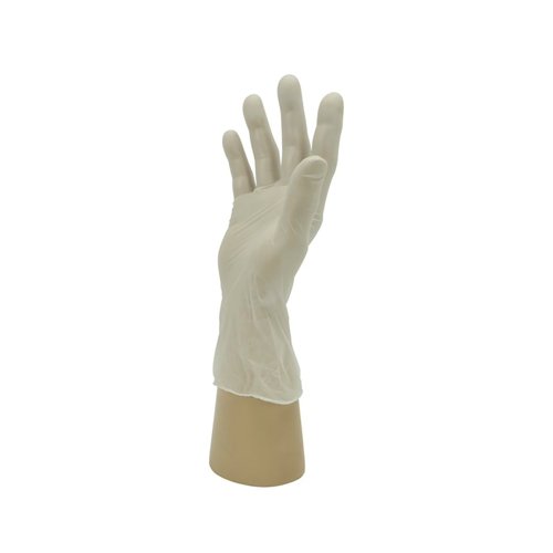 Shield GD47 Clear Vinyl Powdered Disposable Glove Size S (Pack of 100) GD47/S Disposable Gloves HEA00487