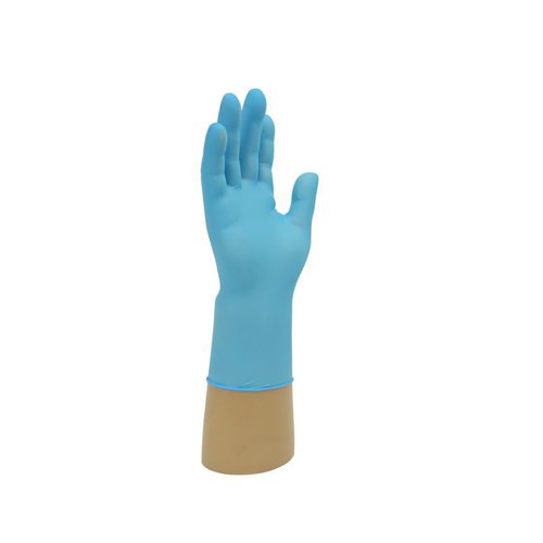 Shield GD21 Blue Nitrile Powder Free Disposable Glove Size XL (Pack of 100) GD21/XL