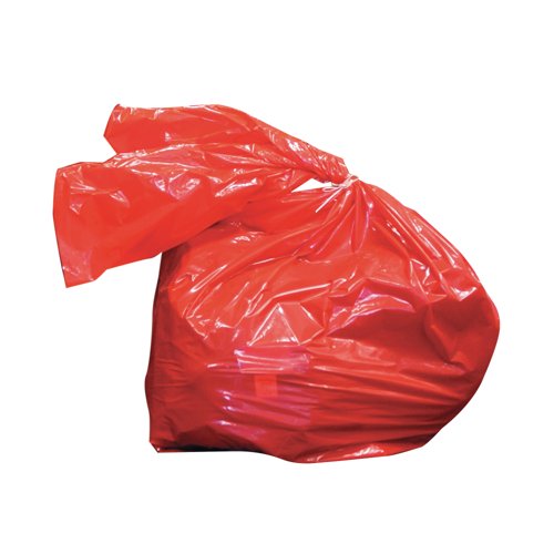 Polyco Laundry Soluble Strip Bag 80 Litre Red (Pack of 200) RSB/4