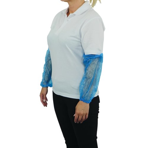 Shield Polythene Oversleeves Blue Pack of 100 DA01M-B