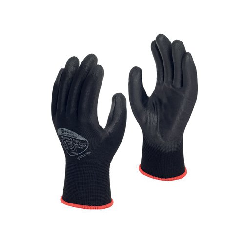 Polyco Matrix P Grip Black PU Palm Coated Glove Size 11 40-MAT/11 | Polyco Healthline