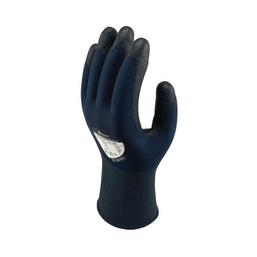 Polyco Polyflex Eco Air PU Coated Glove Pairs XL Black/Blue (Pack of 10) PER - Size 10