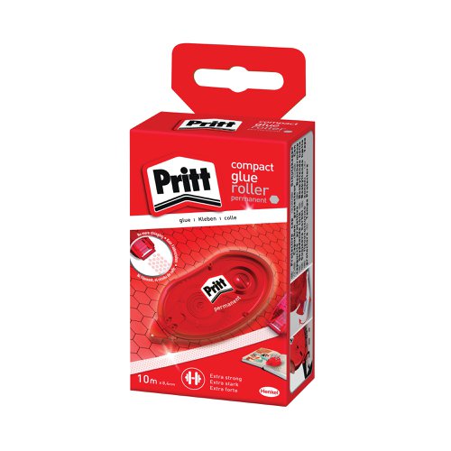 Pritt Permanent Glue Roller Compact 8.4mm x 10m (10 Pack) 2120601