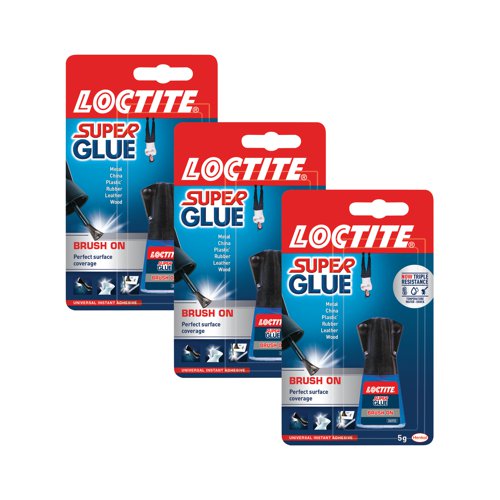 Loctite Super Glue Brush On 5g 3 For 2