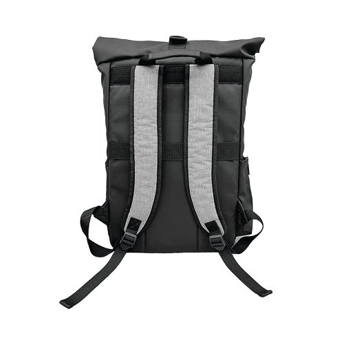 Monolith Rolltop Business Laptop Backpack 17.2 Inch Two Tone Black/Grey 2000001503