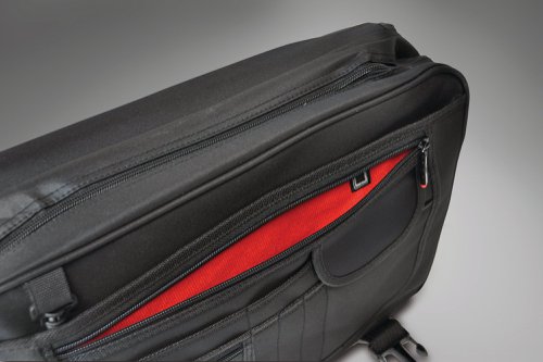 Monolith Microfibre Soft Sided Briefcase Black 3192