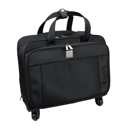 Motion II 4 Wheel Laptop Trolley Case W445xD230xH320mm Black 3208 Global Office Supplies