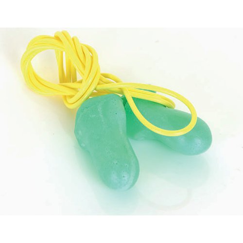 Honeywell MaxLite Earplugs Corded (Pack of 100) Green HL3301121