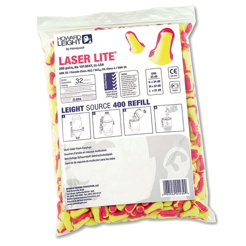 Honeywell Laser Lite LS400 Refill (Pack of 200) Yellow HL1013047