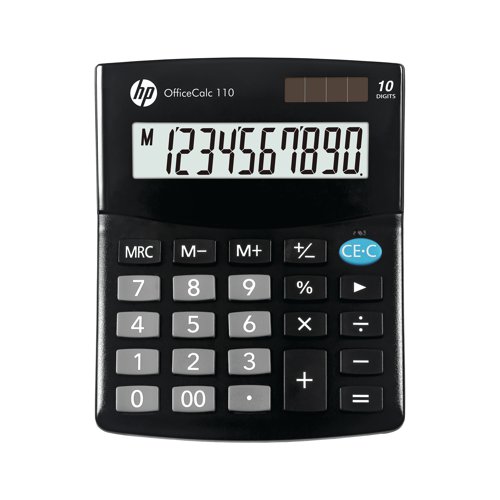 HP OfficeCalc 110 10 Digit Semi-Desktop Calculator HP-OC110/INTBX HP19877