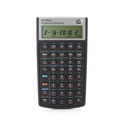 HP 10bII+ Financial Calculator HP-10BIIPLUS INT