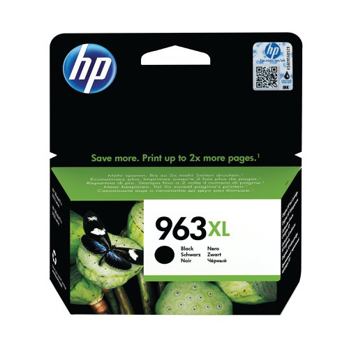 HP 963XL Original Ink Cartridge High Yield Black 3JA30AE