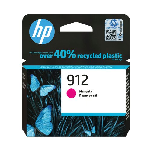 HP 912 Original Ink Cartridge 2.93-ml Magenta 3YL78AE