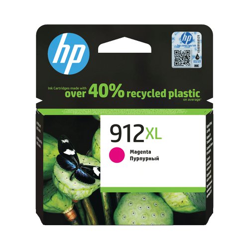 HP 912XL Original Ink Cartridge High Yield Magenta 3YL82AE