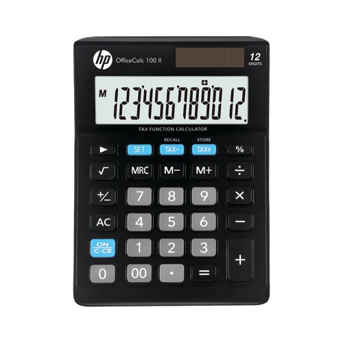 HP OfficeCalc 100 II 12 Digit Desktop Calculator HP-OC100II/INTBX HP44579