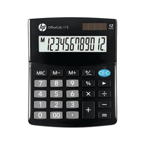 HP OfficeCalc 112 12 Digit Semi-Desktop Calculator HP-OC112/INTBX