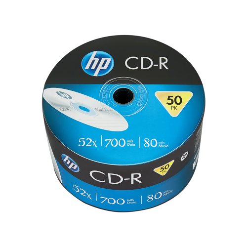 HP CD-R 52X 700MB Wrap (50 Pack) 69300