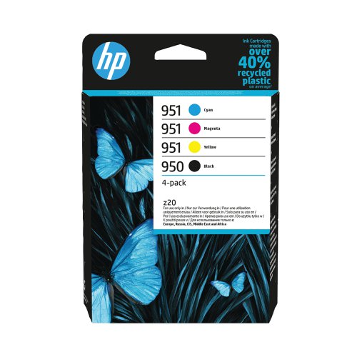 HP 950/951 Original Ink Cartridge 8/8.5/24-ml CMYK 4-pack 6ZC65AE