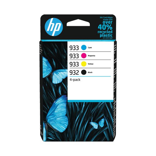 HP 932/933AE Original Ink Cartridge 4/8.5-ml CMYK 2-pack 6ZC71AE