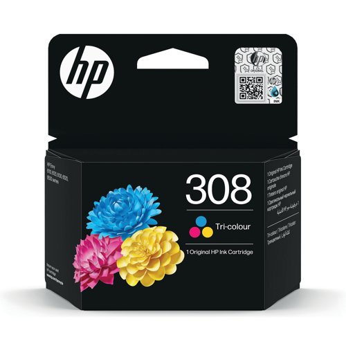 HP 308 Original Ink Cartridge Tri-color 7FP20UE