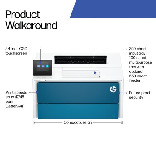 HP LaserJet Pro 4007N Mono Laser Printer 8X3D8A