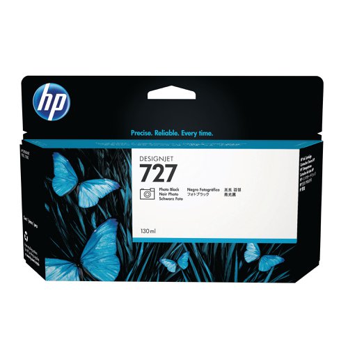 HP 727 DesignJet Ink Cartridge 130ml Photo Black B3P23A