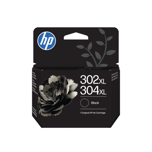 HP 302XL/304XL Original Ink Cartridge HY Black B7RT9AE