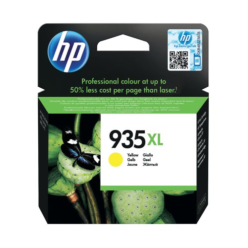 HP 935XL Original Ink Cartridge High Yield Yellow C2P26AE