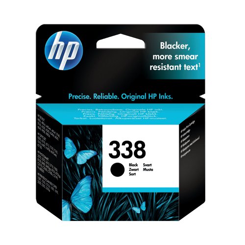 HP 338 Original Ink Cartridge 11-ml Black C8765EE