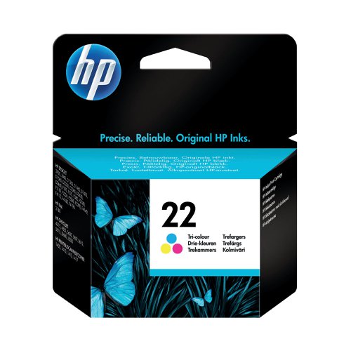 HP 22 Ink Cartridge 5ml Tri-Color CMY C9352AE