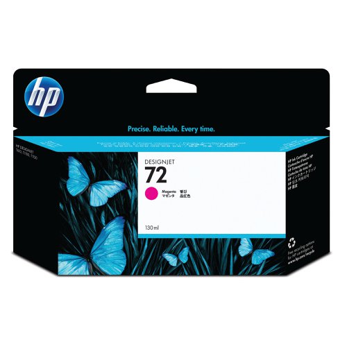 HP 72 DesignJet Ink Cartridge 130ml Magenta C9372A