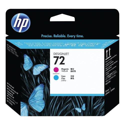 HP 72 DesignJet Printhead Magenta and Cyan C9383A