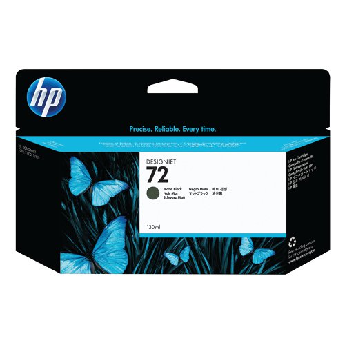 HP 72 DesignJet Ink Cartridge 130ml Matte Black C9403A