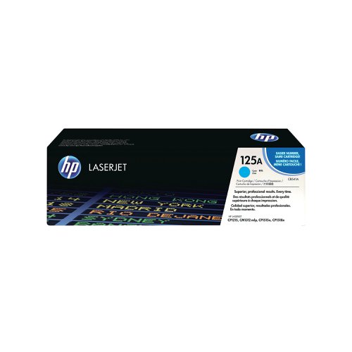 HP 125A LaserJet Toner Cartridge Cyan CB541A